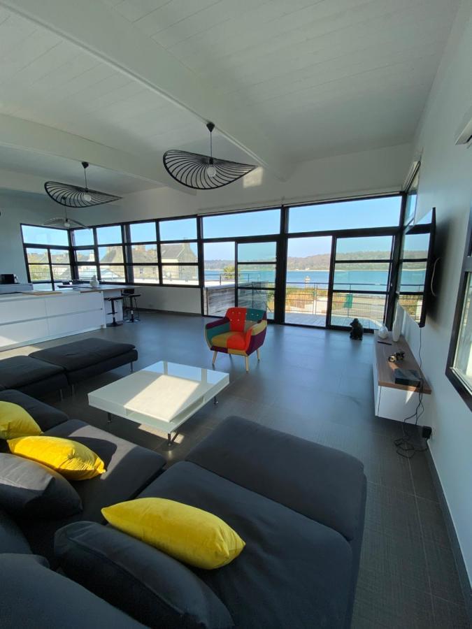 Maison Villa Montmarin Vue Mer Bretagne Nord Vers Roscoff Carantec Morlaix Plouescat Locquenole Avec Son Spa Et Sa Vue Mer Екстериор снимка