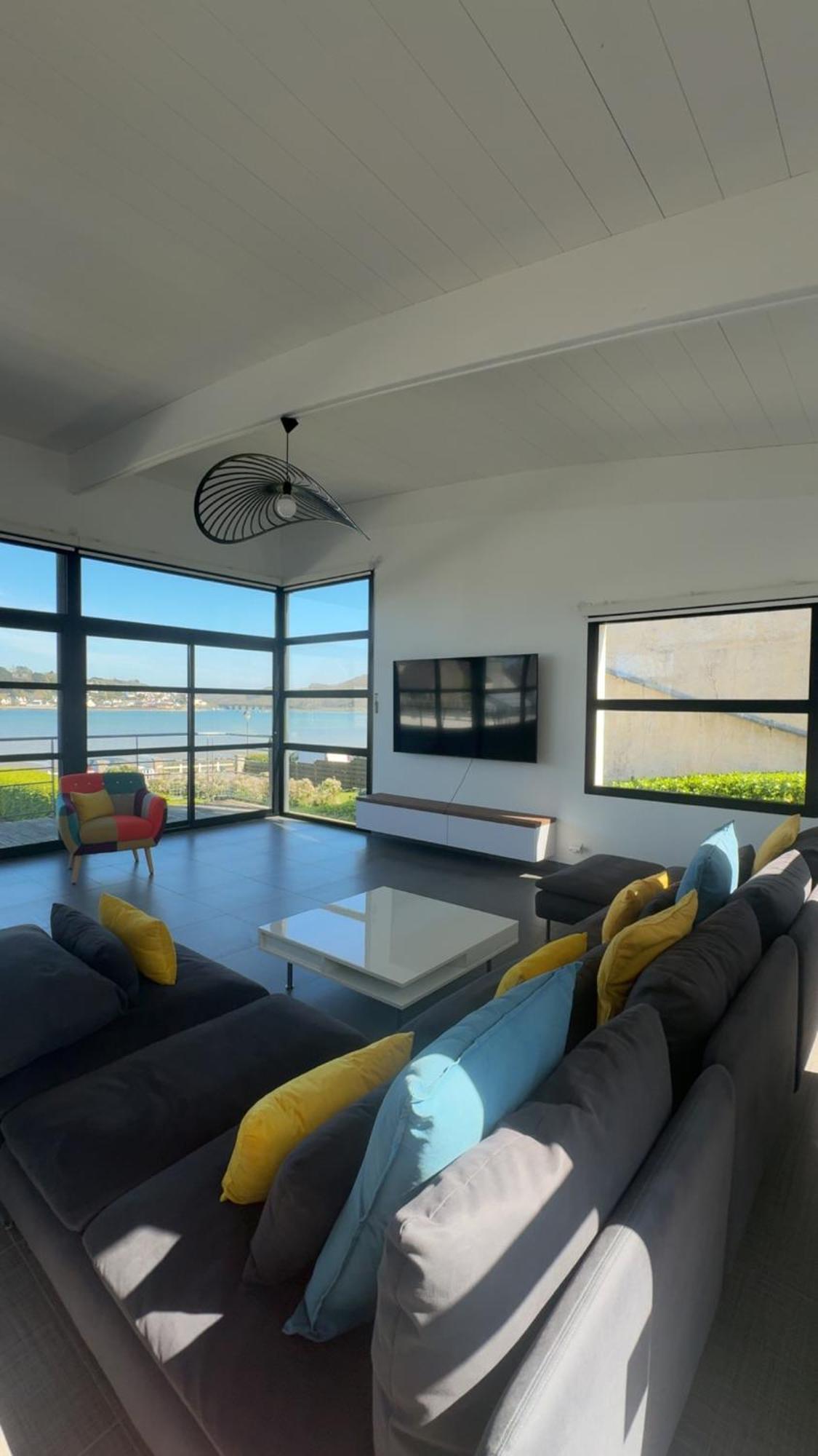 Maison Villa Montmarin Vue Mer Bretagne Nord Vers Roscoff Carantec Morlaix Plouescat Locquenole Avec Son Spa Et Sa Vue Mer Екстериор снимка